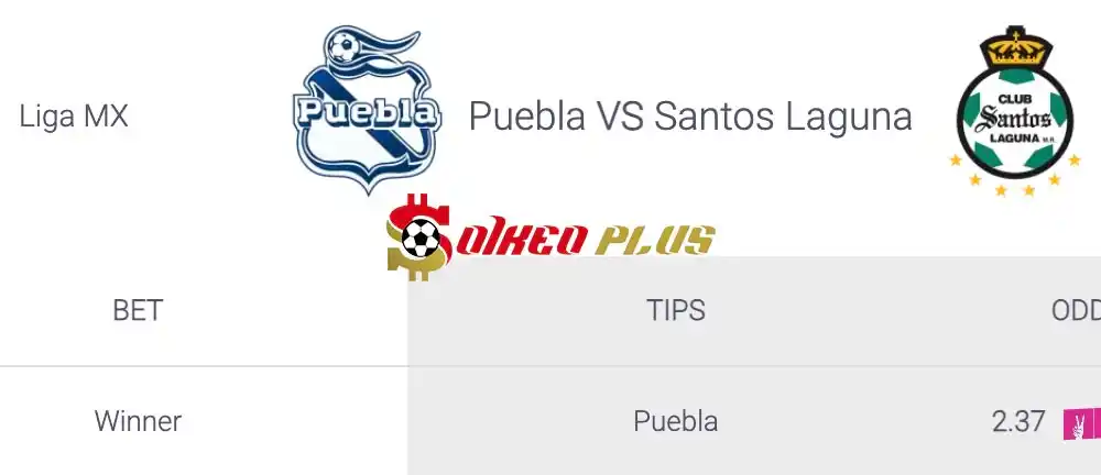 Soi Kèo Dự Đoán: Puebla vs Santos Laguna, 5h45 ngày 06/07/2024