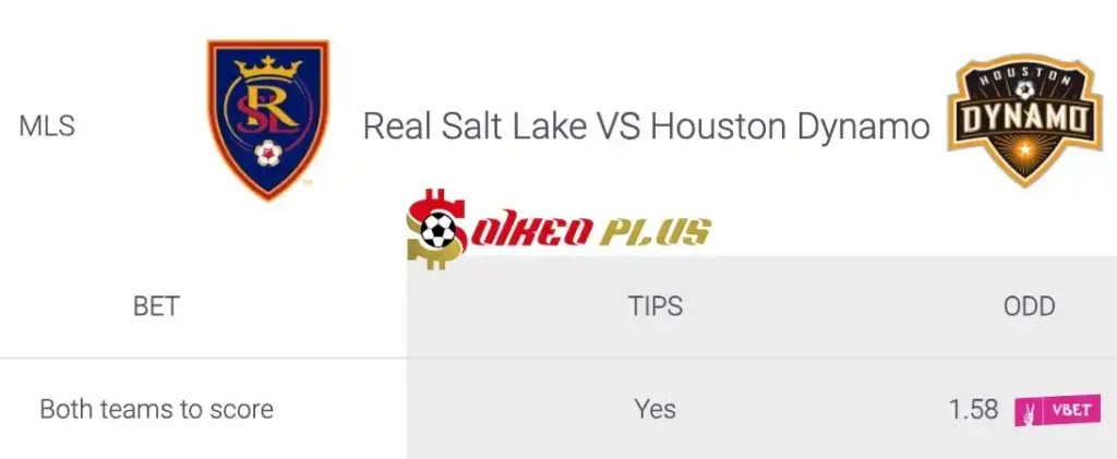 Soi Kèo Dự Đoán: Real Salt Lake vs Houston Dynamo, 8h30 ngày 04/07/2024