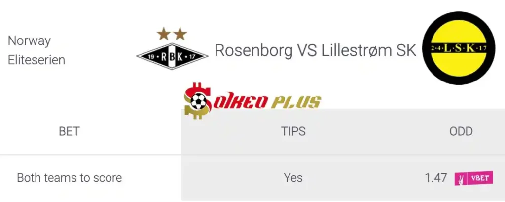 Soi Kèo Dự Đoán: Rosenborg vs Lillestrom, 0h15 ngày 22/07/2024