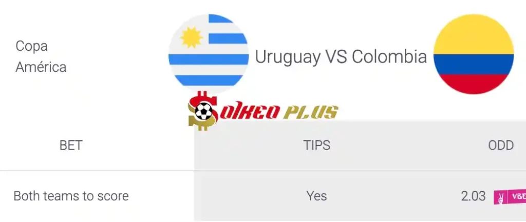 Soi Kèo Copa America 2024: Uruguay vs Colombia, 7h ngày 11/07/2024