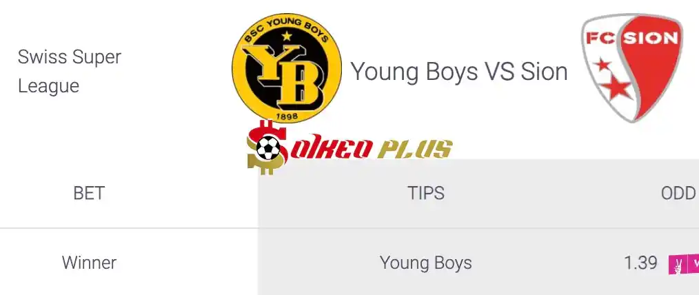 Soi Kèo Dự Đoán: Young Boys vs Sion, 19h15 ngày 21/07/2024