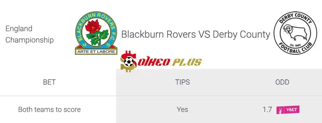 Soi Kèo Dự Đoán: Blackburn vs Derby, 2h ngày 10/08/2024