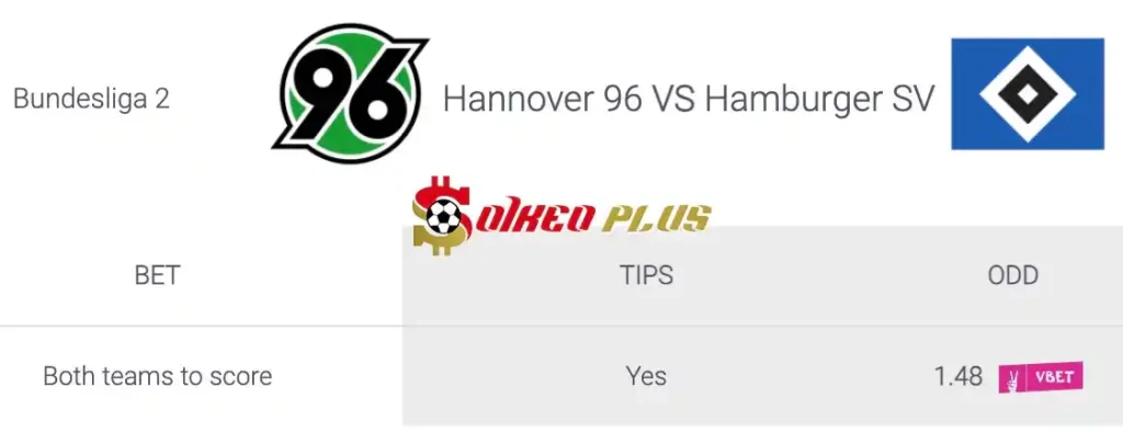 Soi Kèo Dự Đoán: Hannover vs Hamburger, 23h30 ngày 23/08/2024