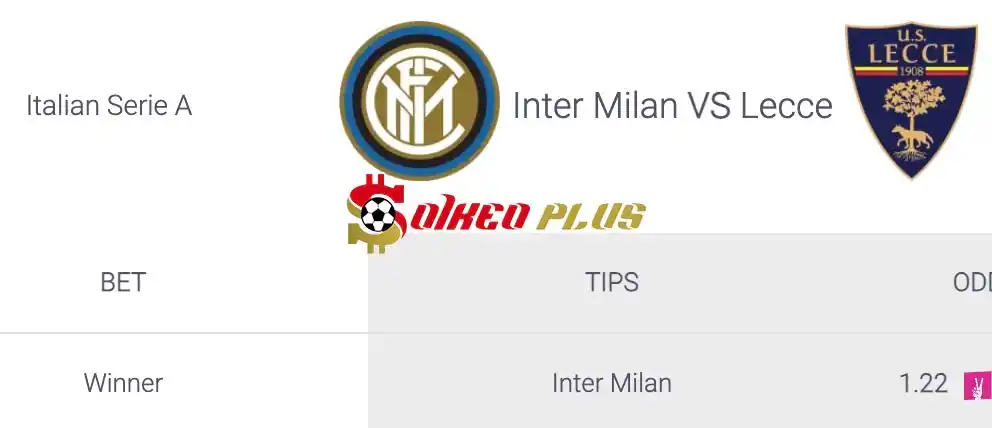 Soi Kèo Dự Đoán: Inter Milan vs Lecce, 1h45 ngày 25/08/2024