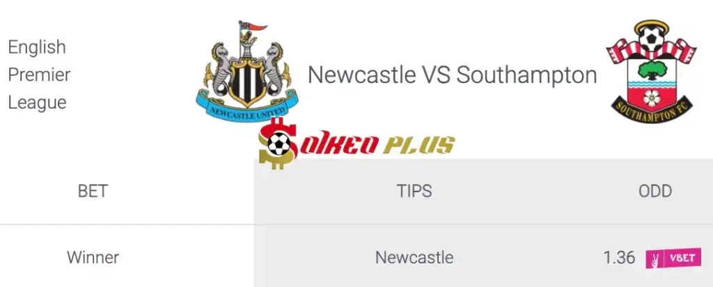 Soi Kèo Dự Đoán: Newcastle vs Southampton, 21h ngày 17/08/2024