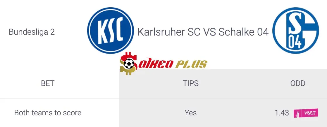 Soi Kèo Dự Đoán: Karlsruher vs Schalke, 23h30 ngày 13/09/2024