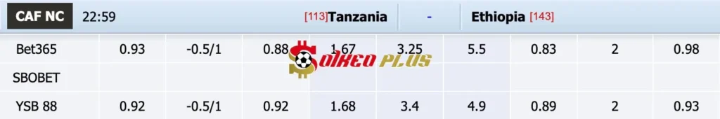 Soi Kèo Dự Đoán: Tanzania vs Ethiopia, 23h ngày 04/09/2024