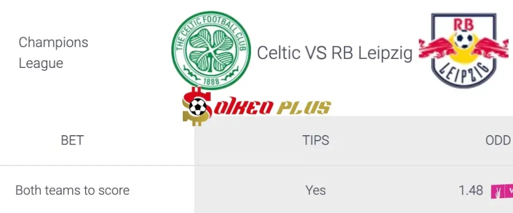 Soi Kèo Dự Đoán: Celtic vs RB Leipzig, 3h ngày 06/11/2024