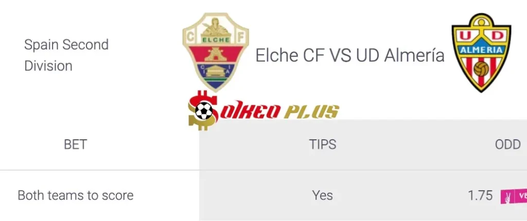 Soi Kèo Dự Đoán: Elche vs Almeria, 2h30 ngày 09/11/2024