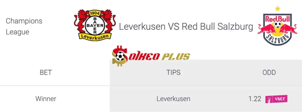 Soi Kèo Dự Đoán: Leverkusen vs RB Salzburg, 3h ngày 27/11/2024