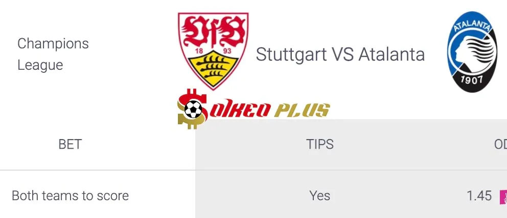 Soi Kèo Dự Đoán: Stuttgart vs Atalanta, 3h ngày 07/11/2024