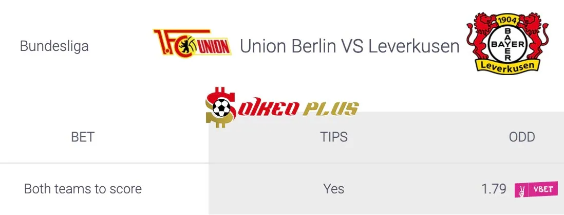 Soi Kèo Dự Đoán: Union Berlin vs Leverkusen, 21h30 ngày 30/11/2024